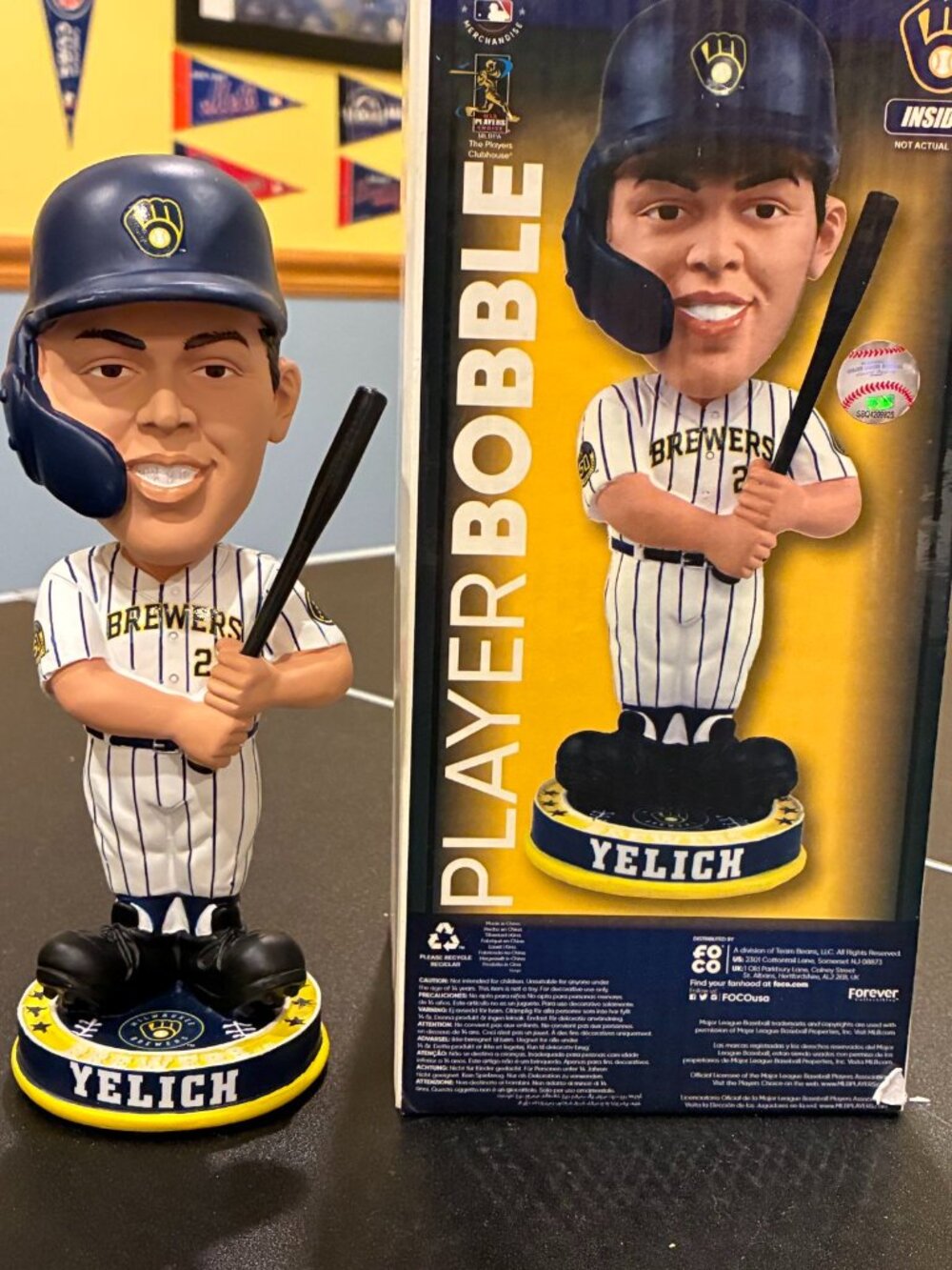 Milwaukee Brewers Yelch Player Bobble Head